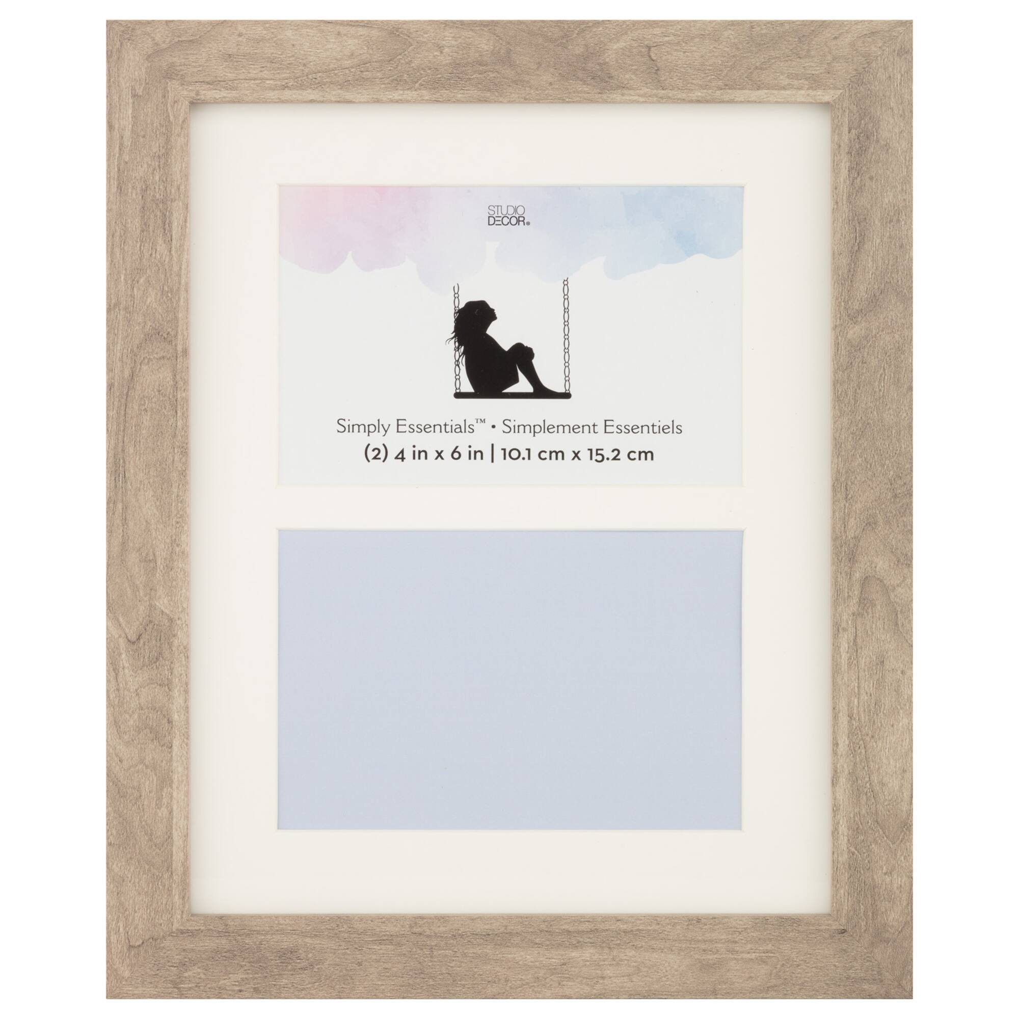 2 Opening Gray 4" x 6" Collage Frame, Simply Essentials™ by Studio Décor®